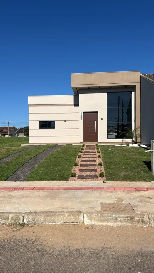 Casa nova já com projeto de ampliação pronto no Bairro Bela Vista